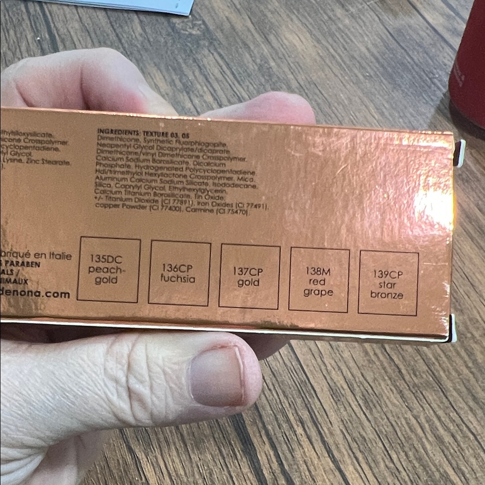 Natasha Denona Holiday Eyeshadow Palette - Pink, Burgundy, Yellow, Gold - Picture 4 of 4